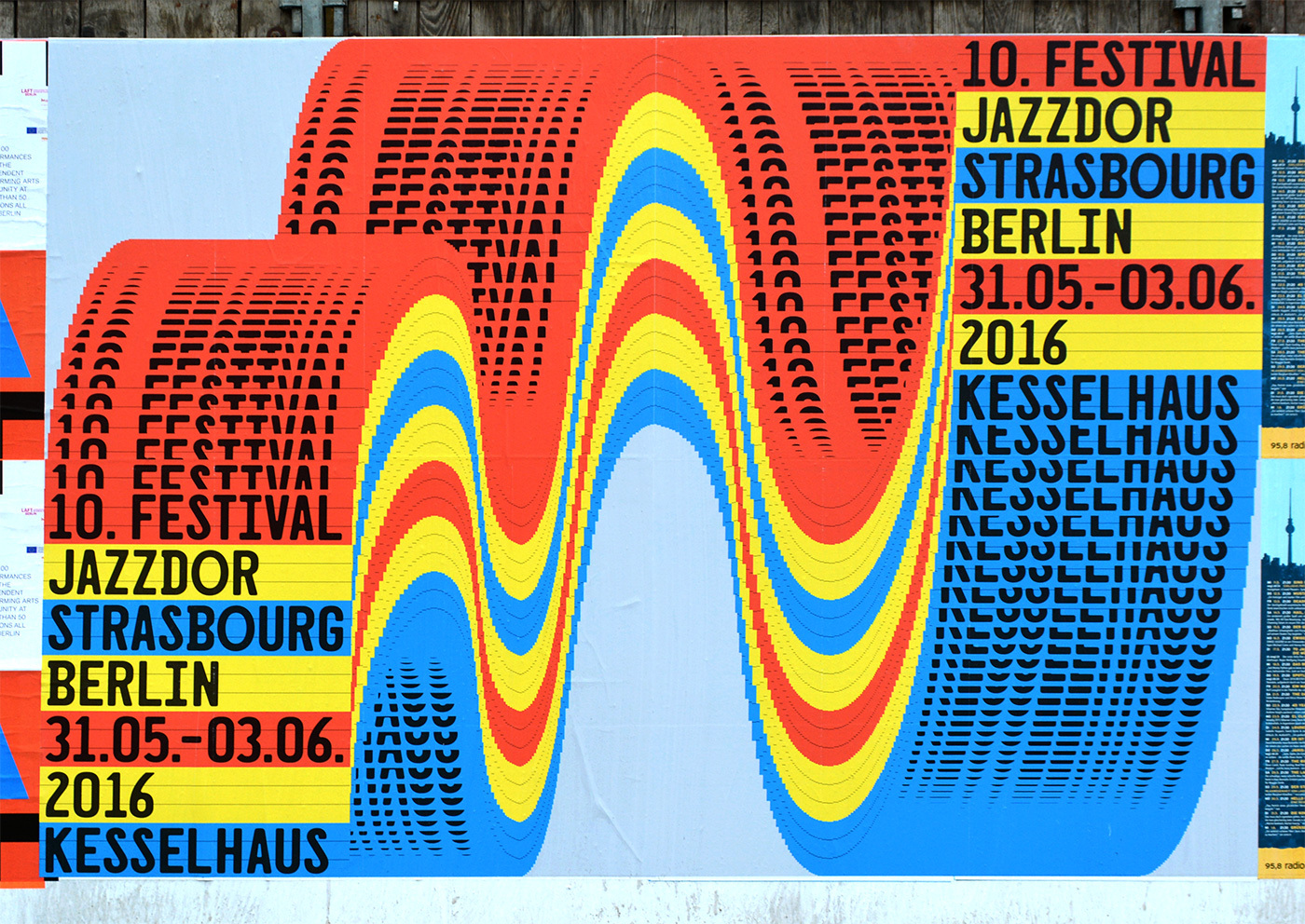 10. Festival Jazzdor Strasbourg Berlin 2016 poster