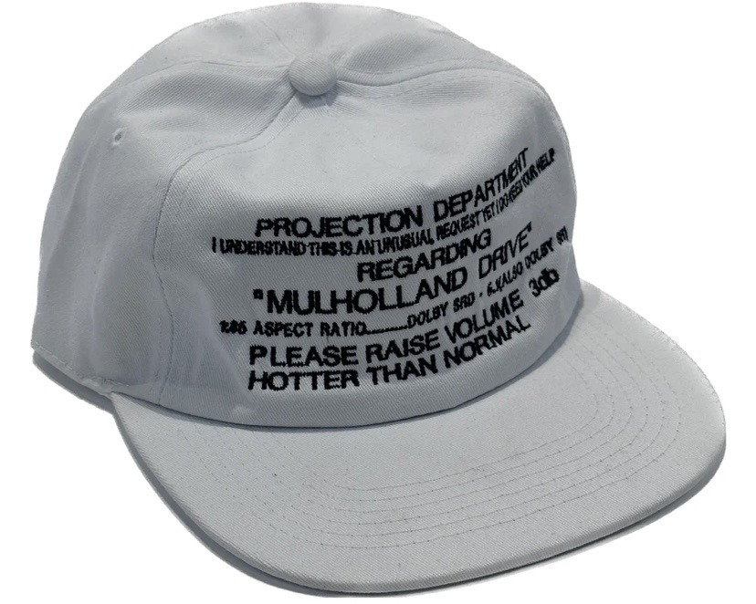 Grey cap with projection memo
