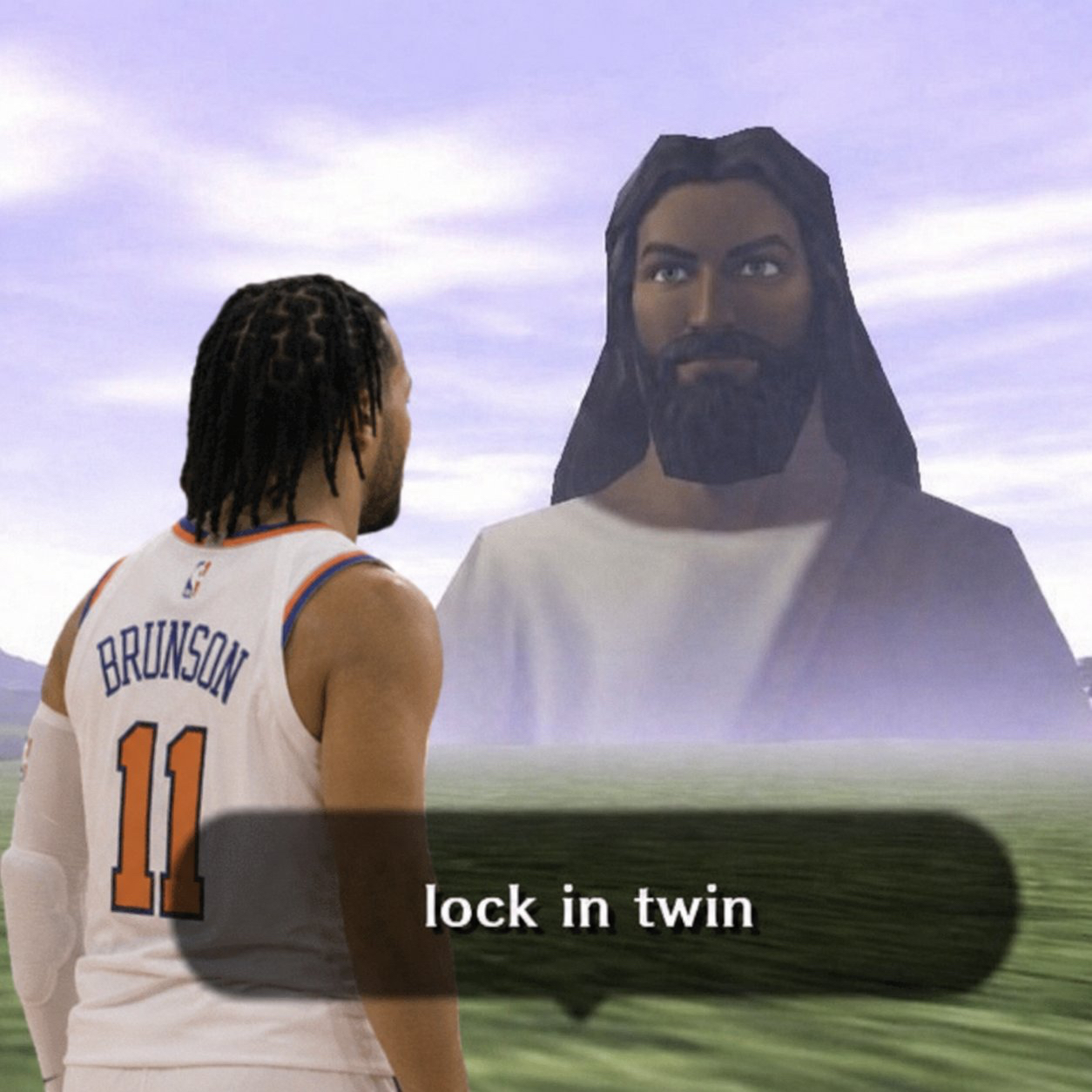 Courtside Avatar Meets Divine NPC