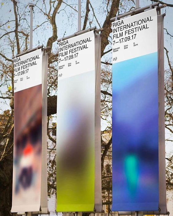 Riga International Film Festival 2017 outdoor banner campaign
